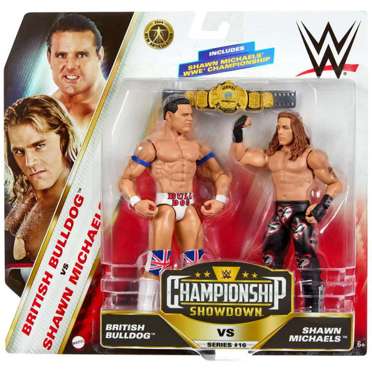 WWE Showdown 2 Pack - British Bulldog and Shawn Michaels Figures