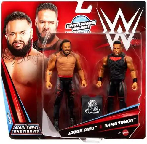 WWE Main Event Showdown Tama Tonga & Jacob Fatu 2 Pack